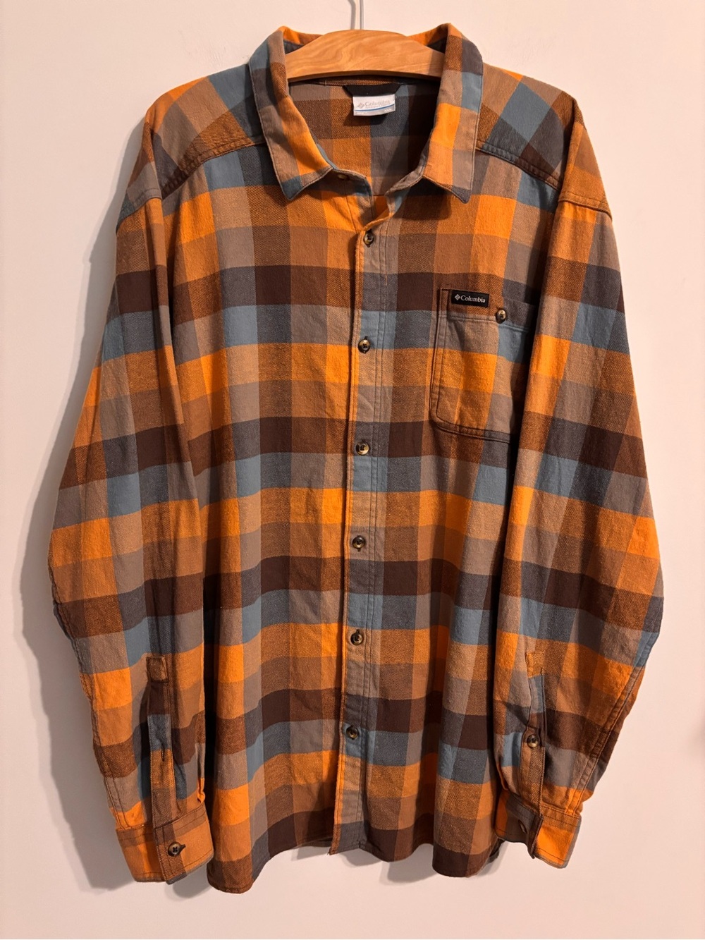 Columbia Plaid Flannel button up
